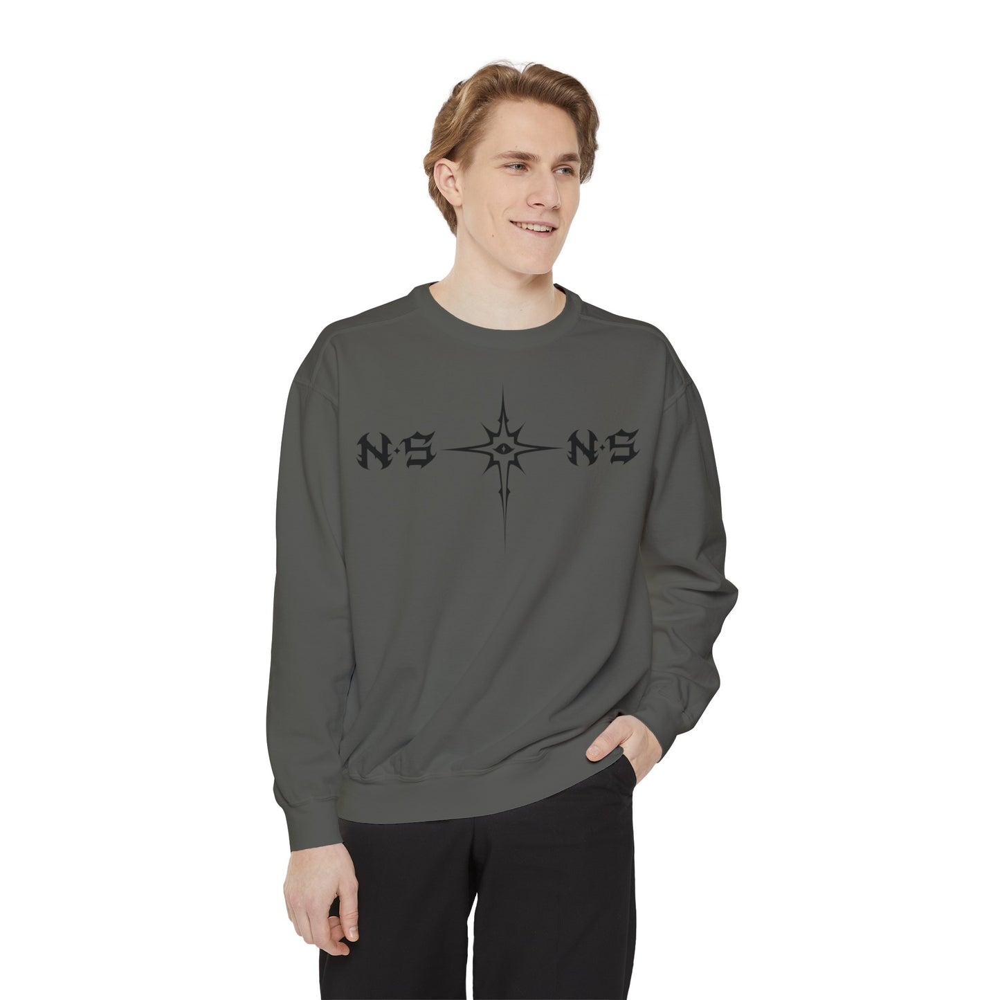 Unisex Garment-Dyed NS Crewneck