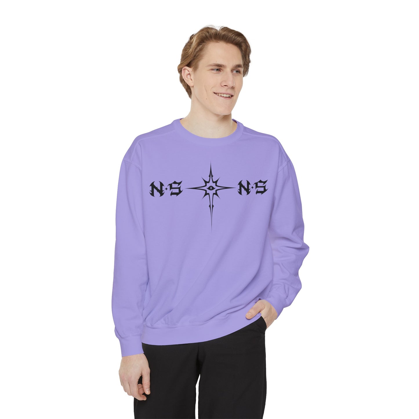 Unisex Garment-Dyed NS Crewneck